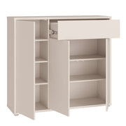 Alice Springs Sideboard with 3 Doors Push-to-Open & 1 Drawer Push-to-Open in Sand – image 4