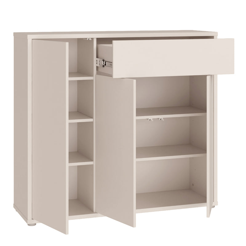 Alice Springs Sideboard with 3 Doors Push-to-Open & 1 Drawer Push-to-Open in Sand – image 4