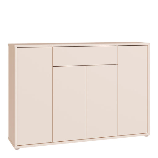 Alice Springs Sideboard with 4 Doors Push-to-Open & 1 Centralised Drawer Push-to-Open in Sand – image 1