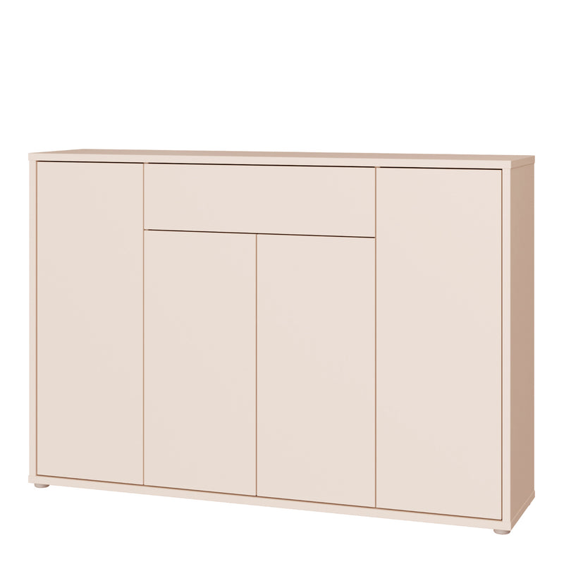 Alice Springs Sideboard with 4 Doors Push-to-Open & 1 Centralised Drawer Push-to-Open in Sand – image 3