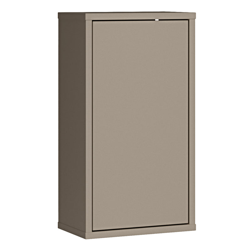 Alice Springs Hanging Storage Cupboard with 1 Door Push-to-Open in Taupe – image 1
