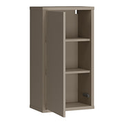 Alice Springs Hanging Storage Cupboard with 1 Door Push-to-Open in Taupe – image 5