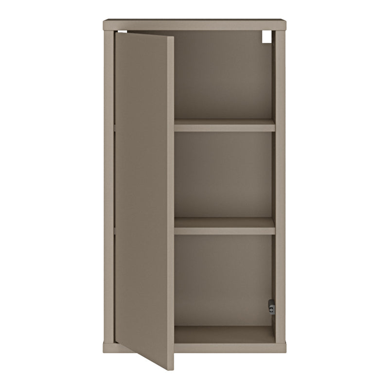 Alice Springs Hanging Storage Cupboard with 1 Door Push-to-Open in Taupe – image 6