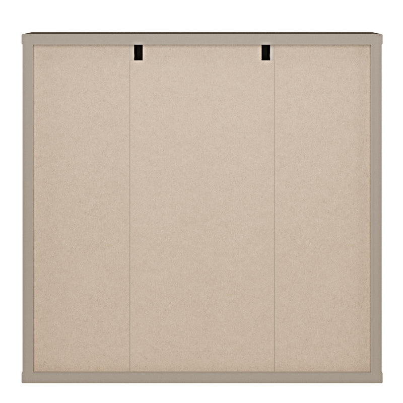 Alice Springs Hanging Mirror Cupboard with 3 Doors Push-to-Open in Taupe – image 4