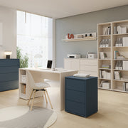 Alice Springs Bedside Cabinet with 3 Drawers Push-to-Open in Night Blue – image 7