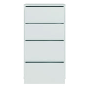 Alice Springs Tall 4 Drawer Chest with Push-to-Open Drawers in Light Grey – image 5