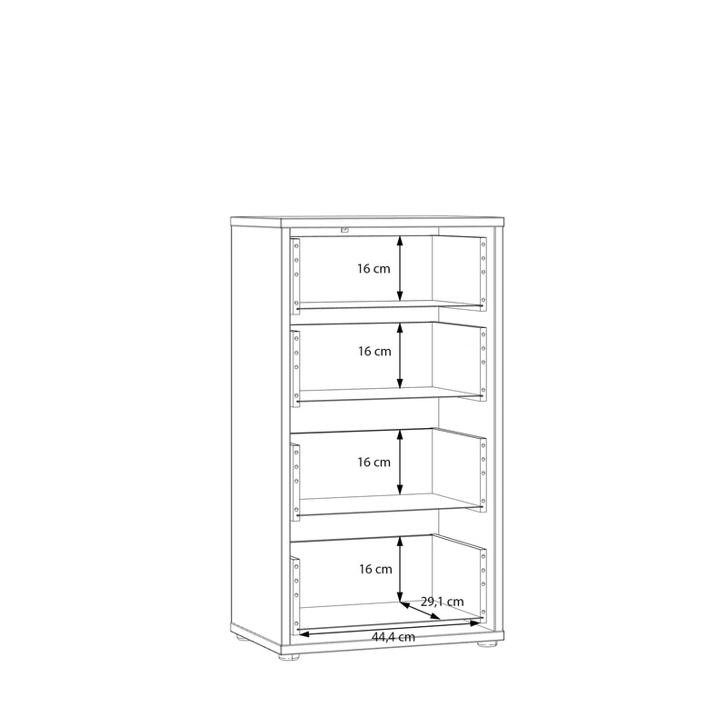 Alice Springs Tall 4 Drawer Chest with Push-to-Open Drawers in Sage Green – image 9