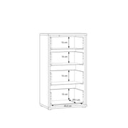Alice Springs Tall 4 Drawer Chest with Push-to-Open Drawers in Terracotta – image 9
