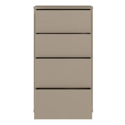 Alice Springs Tall 4 Drawer Chest with Push-to-Open Drawers in Taupe – image 5