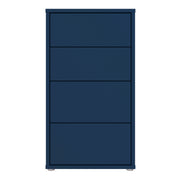 Alice Springs Tall 4 Drawer Chest with Push-to-Open Drawers in Night Blue – image 2