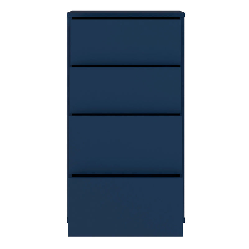 Alice Springs Tall 4 Drawer Chest with Push-to-Open Drawers in Night Blue – image 5