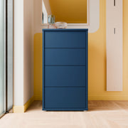 Alice Springs Tall 4 Drawer Chest with Push-to-Open Drawers in Night Blue – image 6