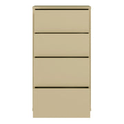 Alice Springs Tall 4 Drawer Chest with Push-to-Open Drawers in Butter Yellow – image 5