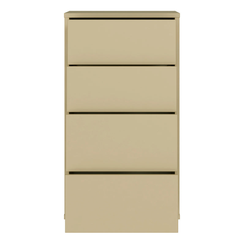 Alice Springs Tall 4 Drawer Chest with Push-to-Open Drawers in Butter Yellow – image 5