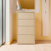 Alice Springs Tall 4 Drawer Chest with Push-to-Open Drawers in Butter Yellow – image 6