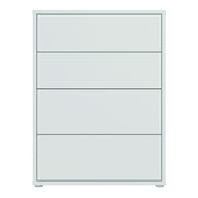 Alice Springs 4 Drawer Chest with Push-to-Open Drawers in Light Grey – image 2