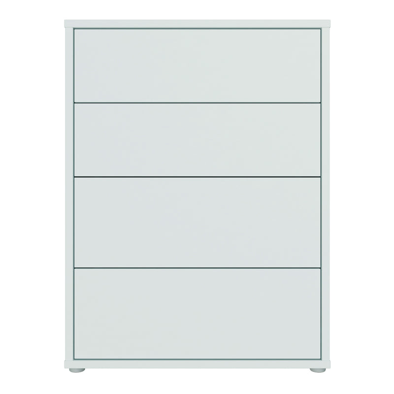 Alice Springs 4 Drawer Chest with Push-to-Open Drawers in Light Grey – image 2