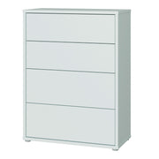 Alice Springs 4 Drawer Chest with Push-to-Open Drawers in Light Grey – image 3