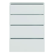 Alice Springs 4 Drawer Chest with Push-to-Open Drawers in Light Grey – image 5