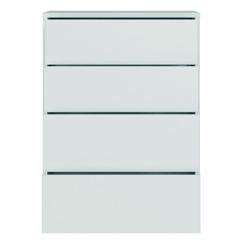 Alice Springs 4 Drawer Chest with Push-to-Open Drawers in Light Grey – image 5