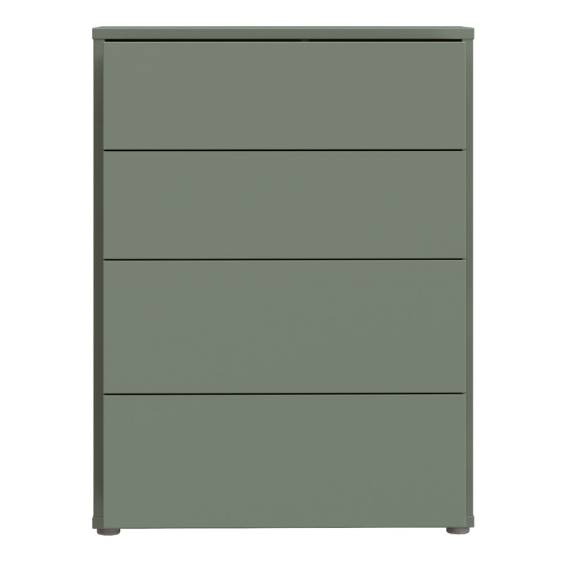 Alice Springs 4 Drawer Chest with Push-to-Open Drawers in Sage Green – image 2