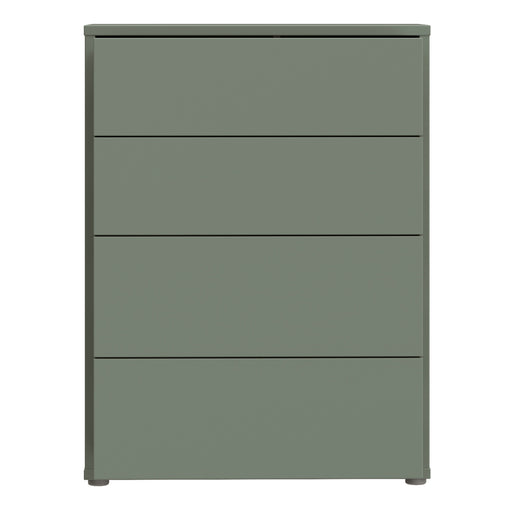 Alice Springs 4 Drawer Chest with Push-to-Open Drawers in Sage Green – image 2