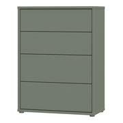 Alice Springs 4 Drawer Chest with Push-to-Open Drawers in Sage Green – image 3
