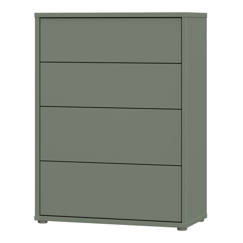 Alice Springs 4 Drawer Chest with Push-to-Open Drawers in Sage Green – image 3