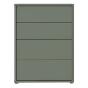 Alice Springs 4 Drawer Chest with Push-to-Open Drawers in Sage Green – image 5
