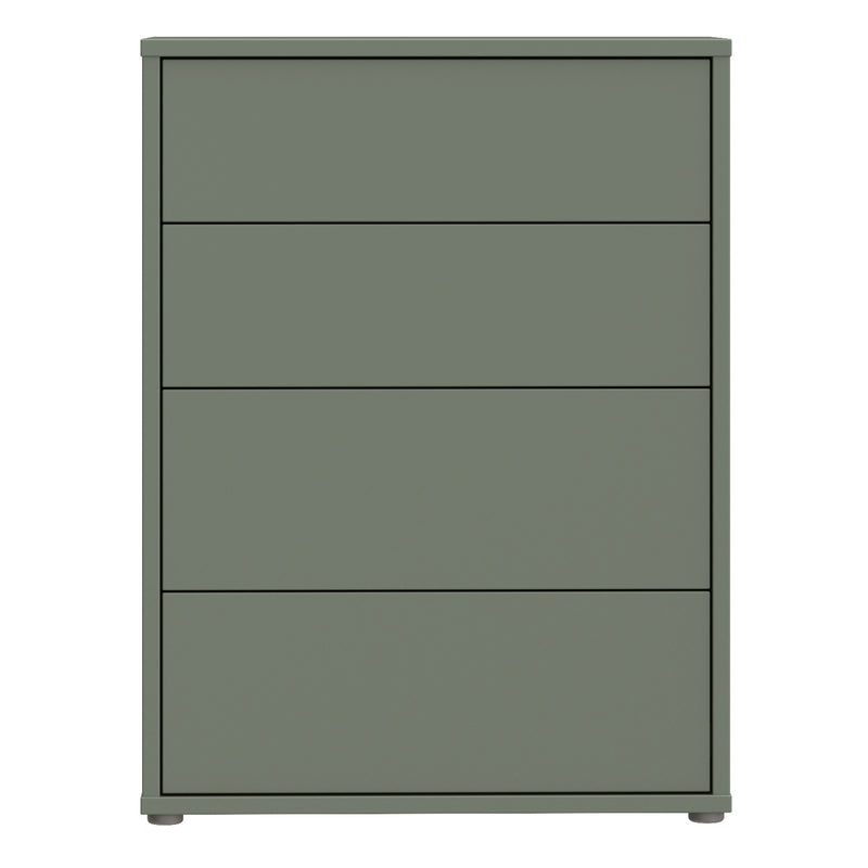 Alice Springs 4 Drawer Chest with Push-to-Open Drawers in Sage Green – image 5