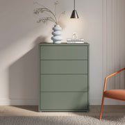 Alice Springs 4 Drawer Chest with Push-to-Open Drawers in Sage Green – image 6