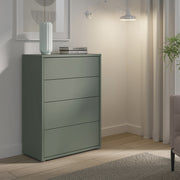 Alice Springs 4 Drawer Chest with Push-to-Open Drawers in Sage Green – image 7