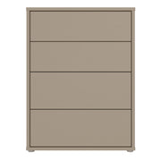 Alice Springs 4 Drawer Chest with Push-to-Open Drawers in Taupe – image 2