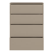 Alice Springs 4 Drawer Chest with Push-to-Open Drawers in Taupe – image 5