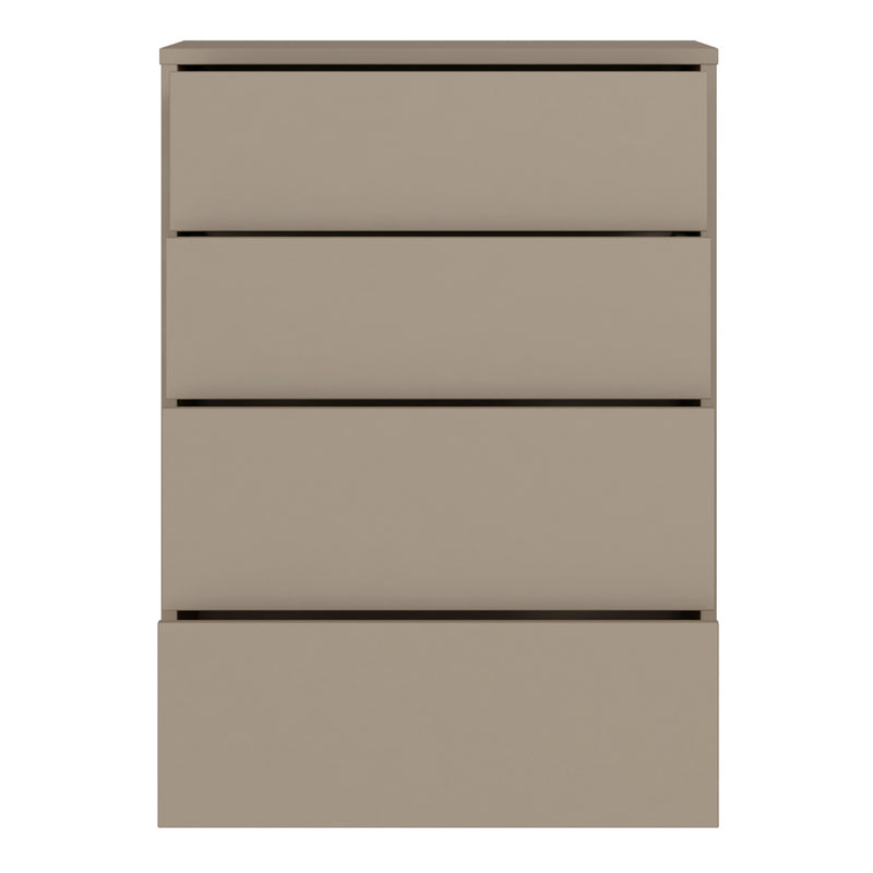 Alice Springs 4 Drawer Chest with Push-to-Open Drawers in Taupe – image 5