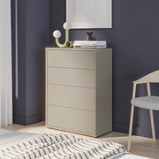 Alice Springs 4 Drawer Chest with Push-to-Open Drawers in Taupe – image 7