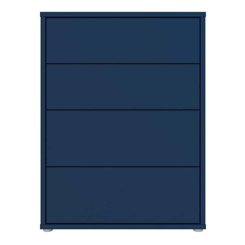 Alice Springs 4 Drawer Chest with Push-to-Open Drawers in Night Blue – image 2