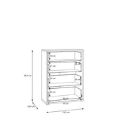 Alice Springs 4 Drawer Chest with Push-to-Open Drawers in Butter Yellow – image 11
