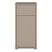 Alice Springs Low Bathroom Storage Cabinet with 1 Door Push-to-Open & 1 Drawer Push-to-Open in Taupe – image 2