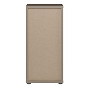 Alice Springs Low Bathroom Storage Cabinet with 1 Door Push-to-Open & 1 Drawer Push-to-Open in Taupe – image 4