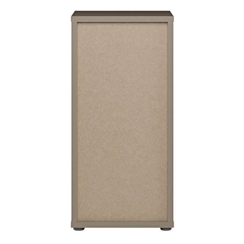 Alice Springs Low Bathroom Storage Cabinet with 1 Door Push-to-Open & 1 Drawer Push-to-Open in Taupe – image 4