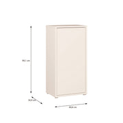 Alice Springs 1 Door Cupboard with Push-to-Open Door in Sand – image 7