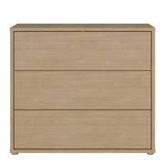 Alice Springs 3 Drawer Chest with Push-to-Open Drawers in Elegancia Oak – image 2