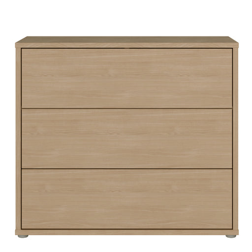Alice Springs 3 Drawer Chest with Push-to-Open Drawers in Elegancia Oak – image 2
