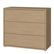 Alice Springs 3 Drawer Chest with Push-to-Open Drawers in Elegancia Oak – image 3