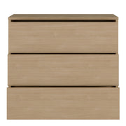 Alice Springs 3 Drawer Chest with Push-to-Open Drawers in Elegancia Oak – image 5