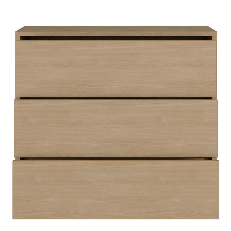 Alice Springs 3 Drawer Chest with Push-to-Open Drawers in Elegancia Oak – image 5