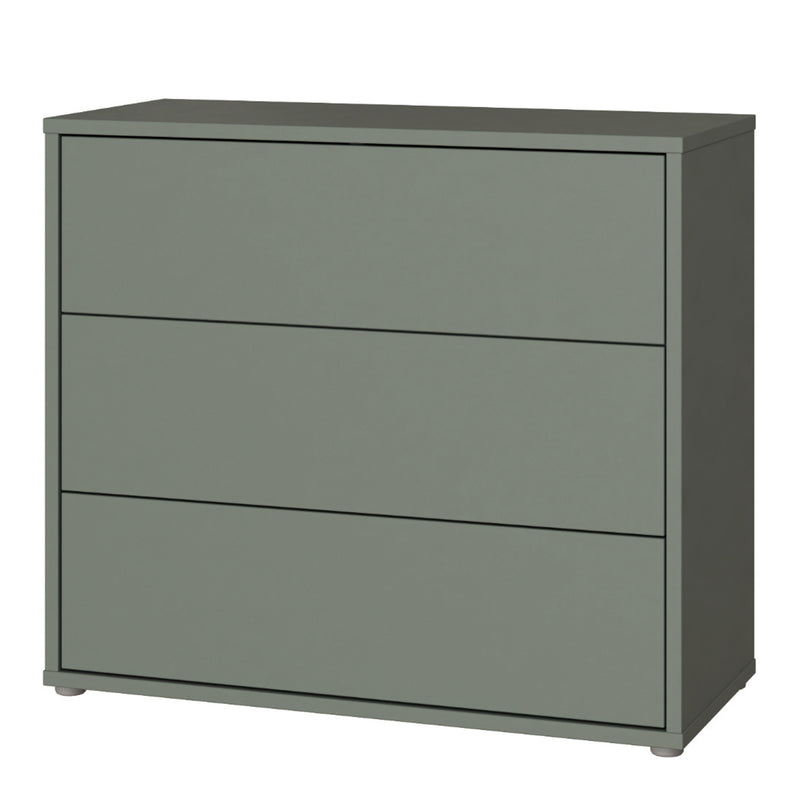 Alice Springs 3 Drawer Chest With Push-to-Open in Sage Green – image 3
