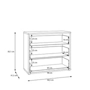 Alice Springs 3 Drawer Chest with Push-to-Open Drawers in Terracotta – image 8