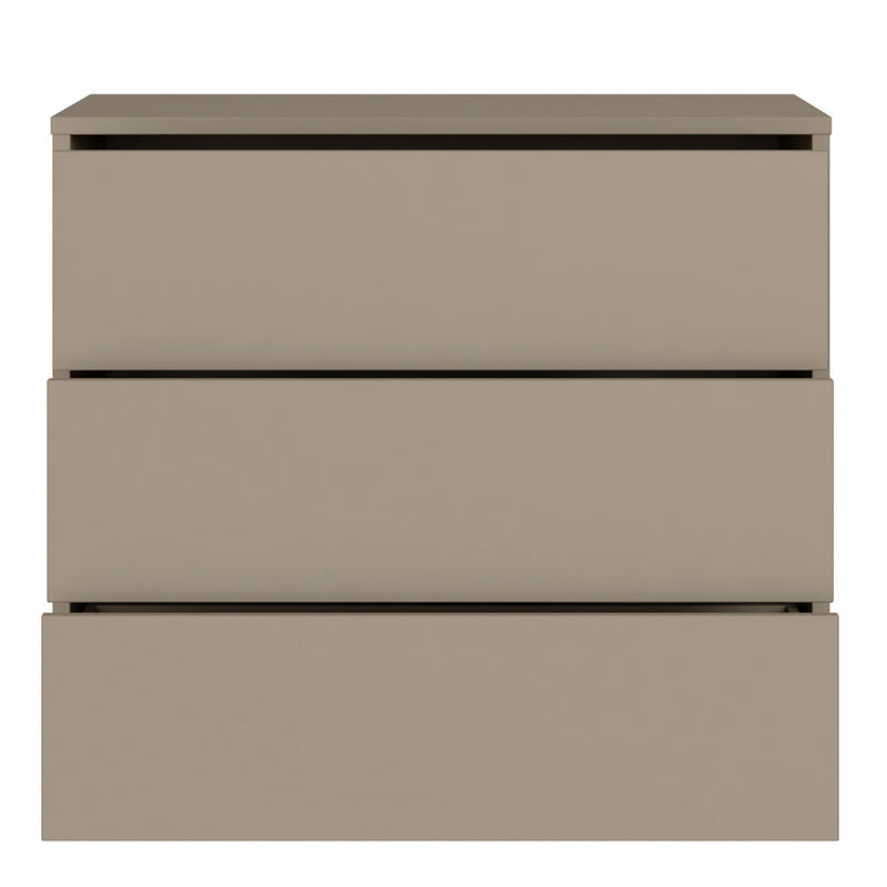 Alice Springs 3 Drawer Chest With Push-to-Open Drawers in Taupe – image 5